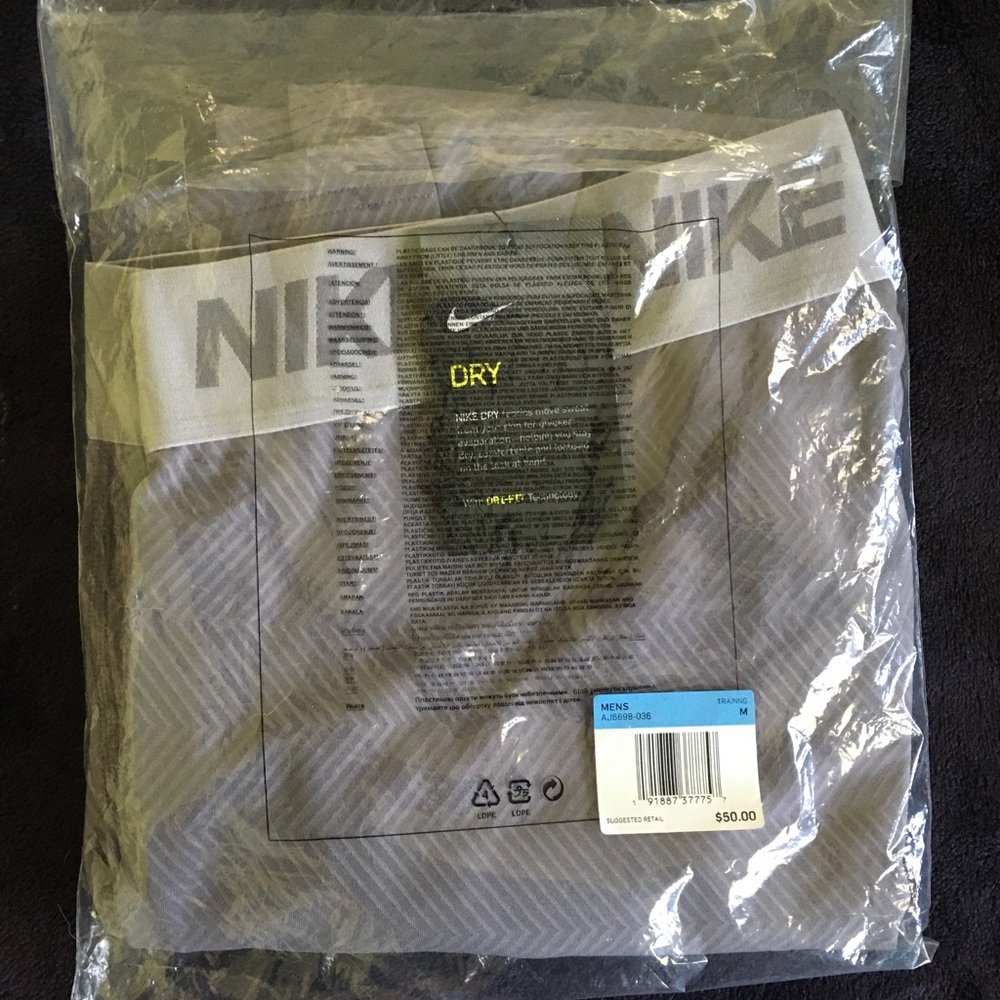 NIKE MENS SIZE MEDIUM DRI-FIT KNIT TRAINING TIGHTS